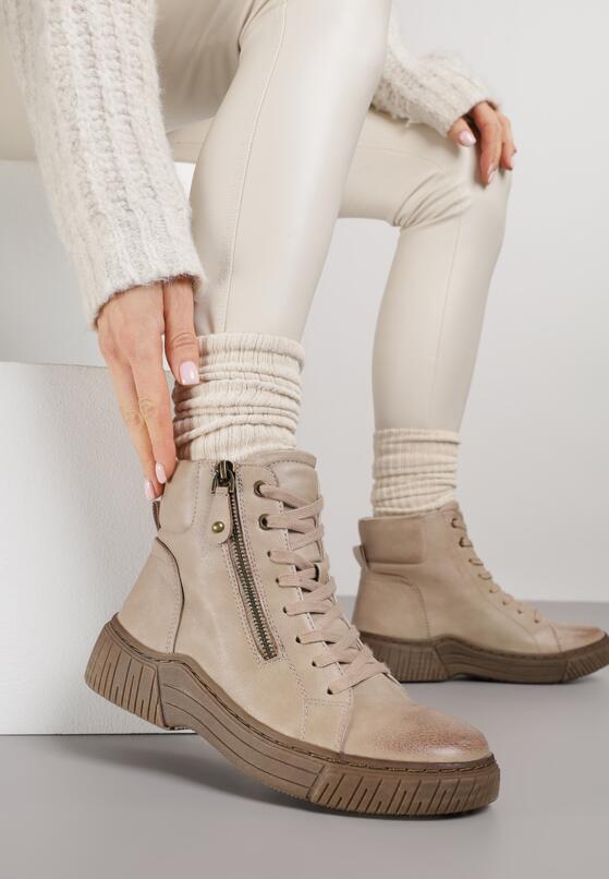 Темно-Бежеві Черевики 1