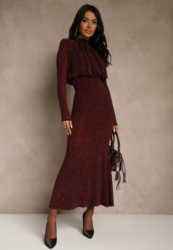 Бордова Сукня 2