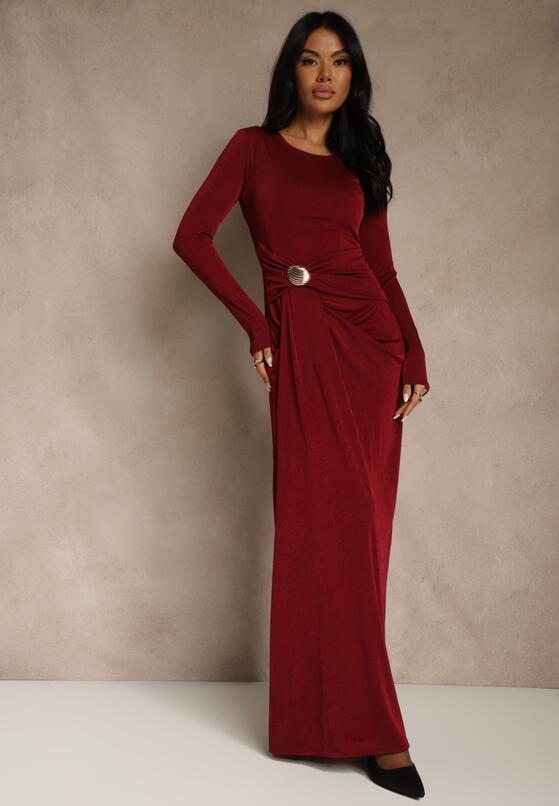 Бордова Сукня 1