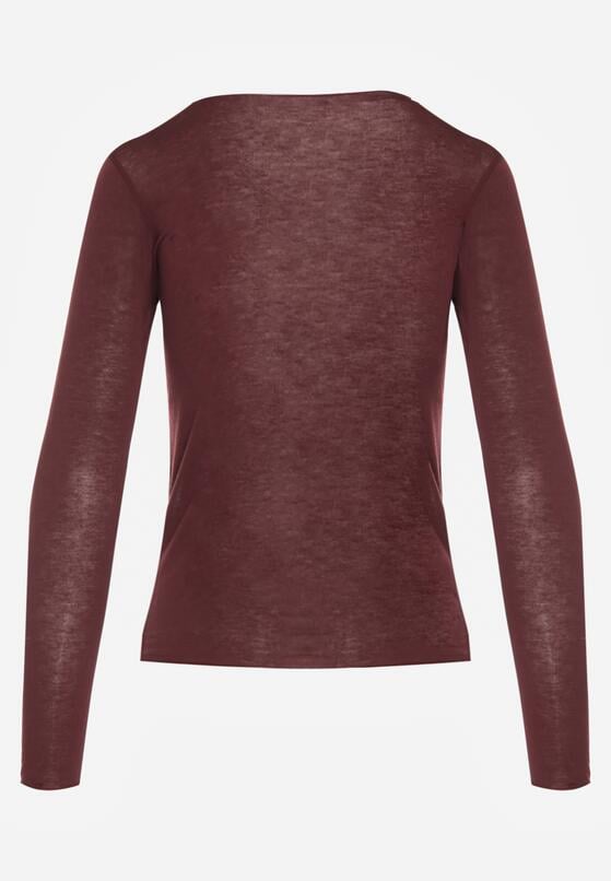 Бордовий Лонгслів 7