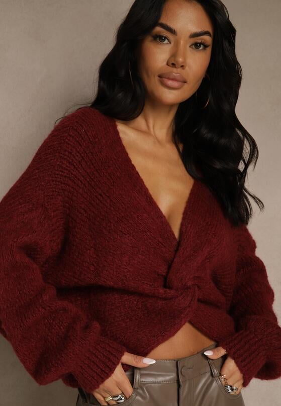 Бордовий Светр 5