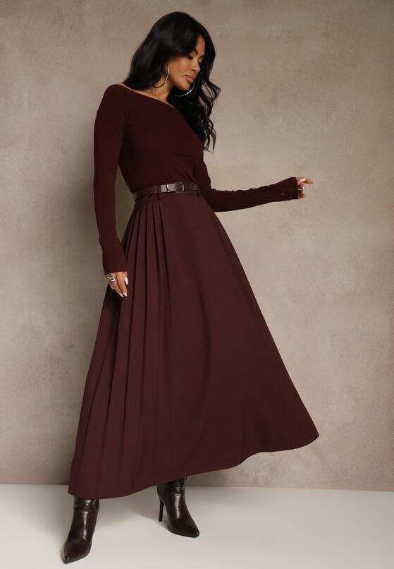 Бордова Спідниця 2