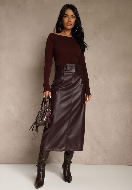 Бордова Спідниця 1