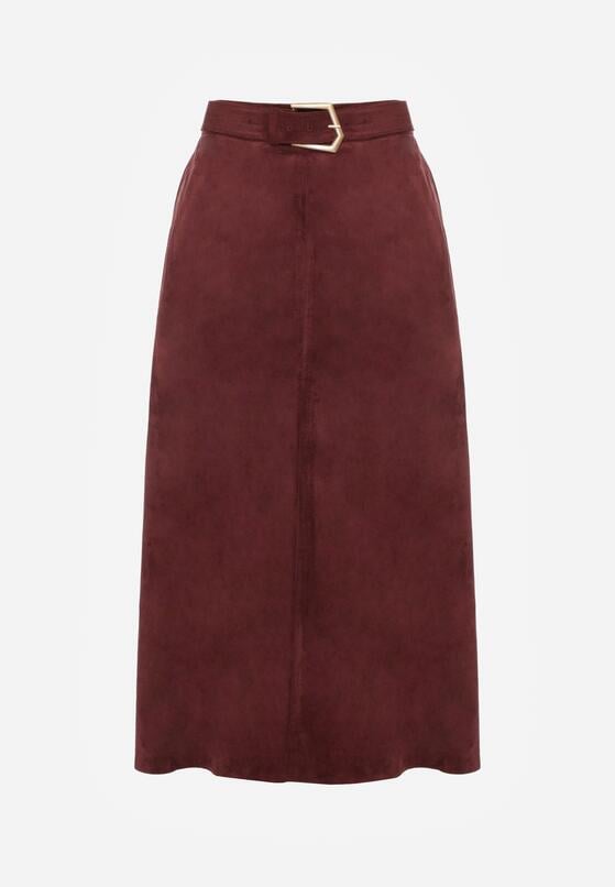 Бордова Спідниця 6