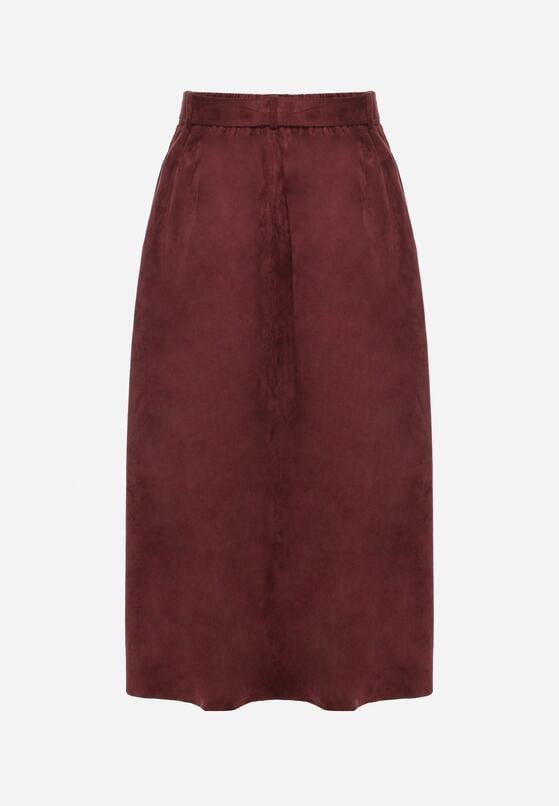 Бордова Спідниця 7