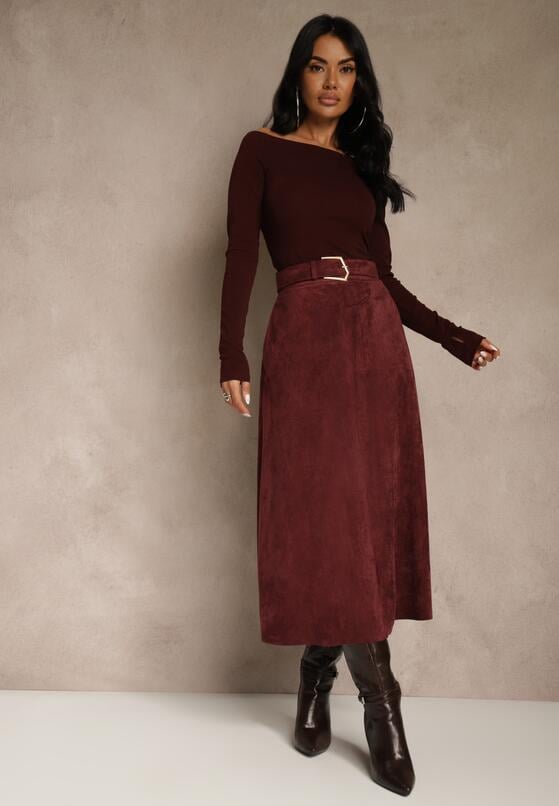 Бордова Спідниця 2