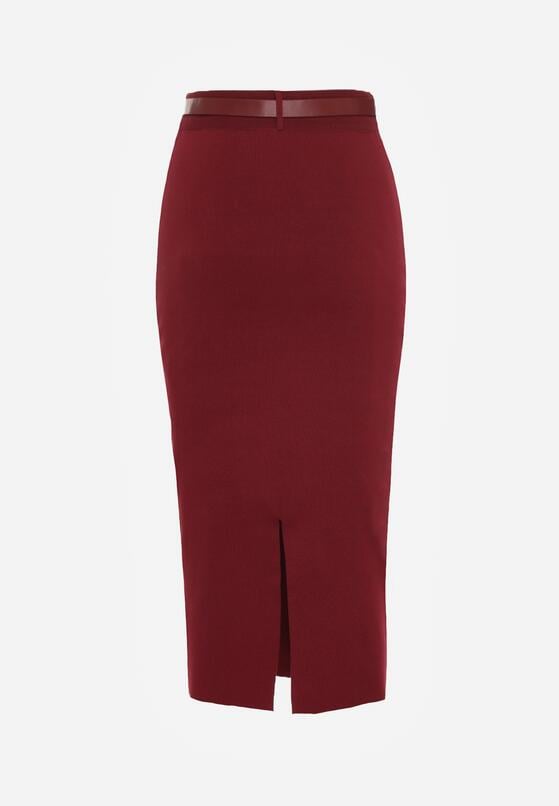 Бордова Спідниця 7