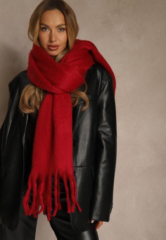 Бордовий Шарф 1