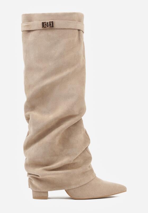 Темно-Бежеві Чоботи 4