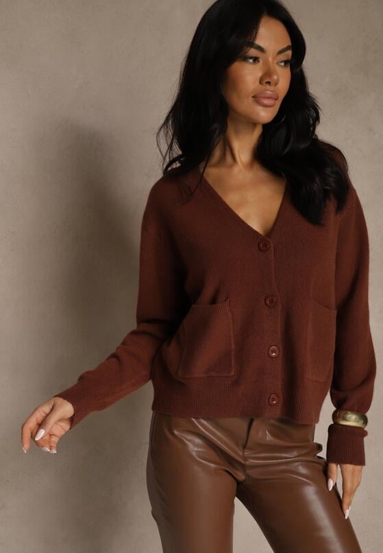Коричневий Кардиган 4