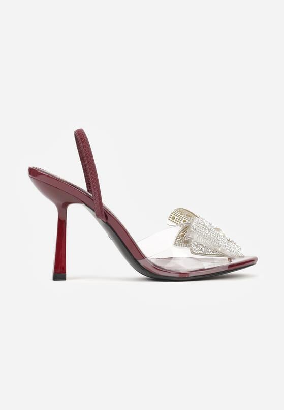 Бордові Босоніжки 4