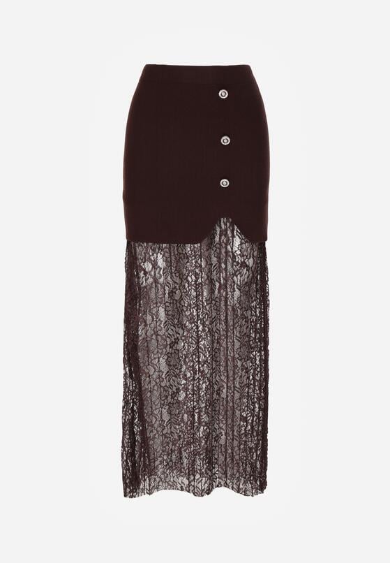 Коричнева Спідниця 6