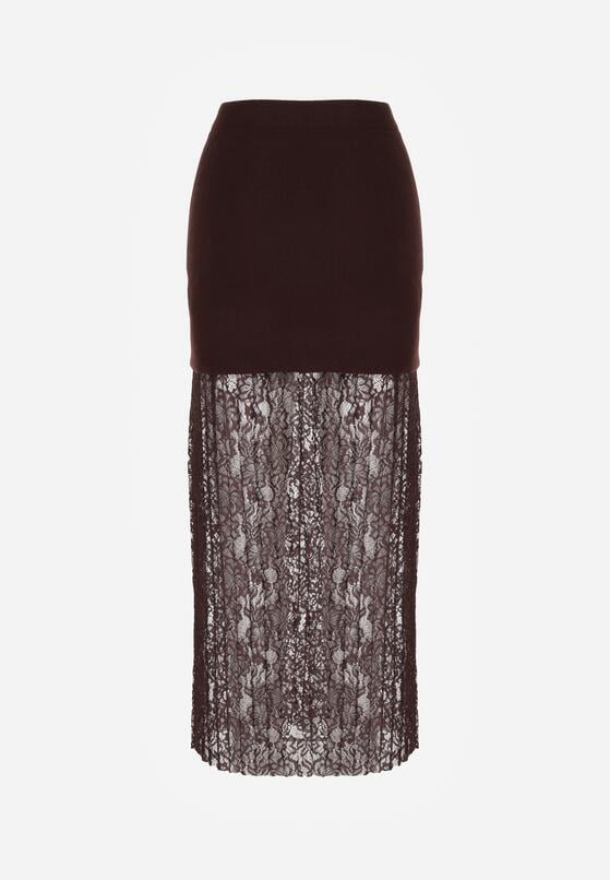 Коричнева Спідниця 7