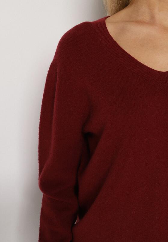 Бордовий Светр 5