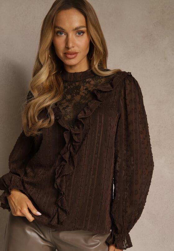 Коричнева Блузка 4