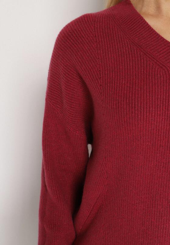 Бордовий Светр 5