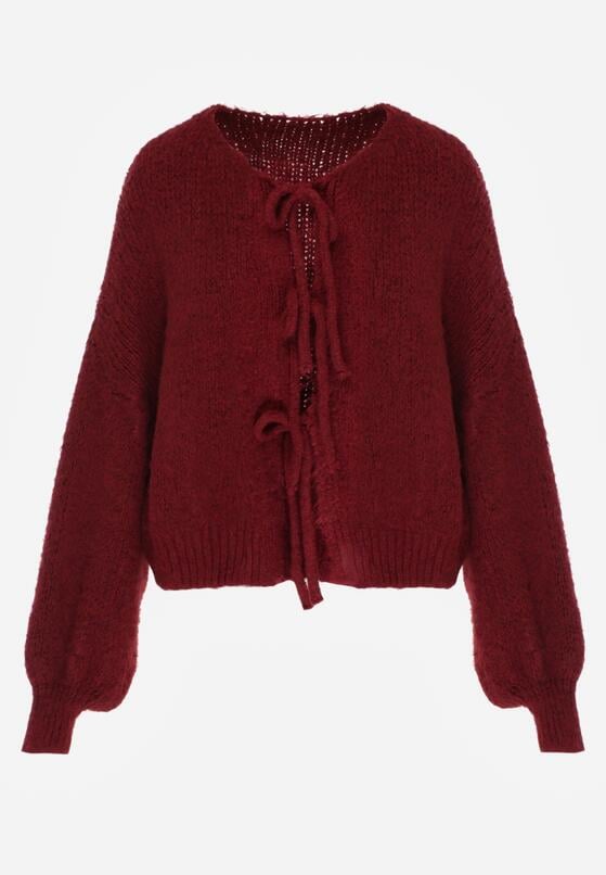 Бордовий Кардиган 6