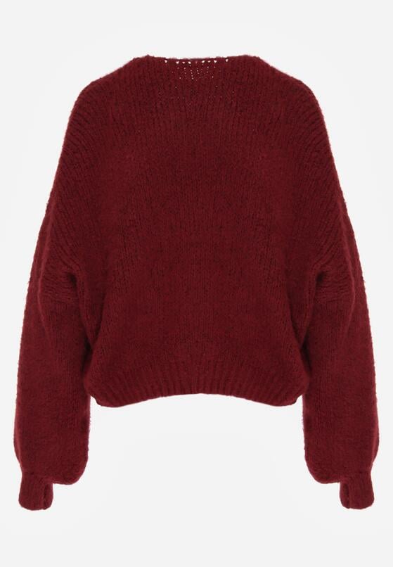 Бордовий Кардиган 7