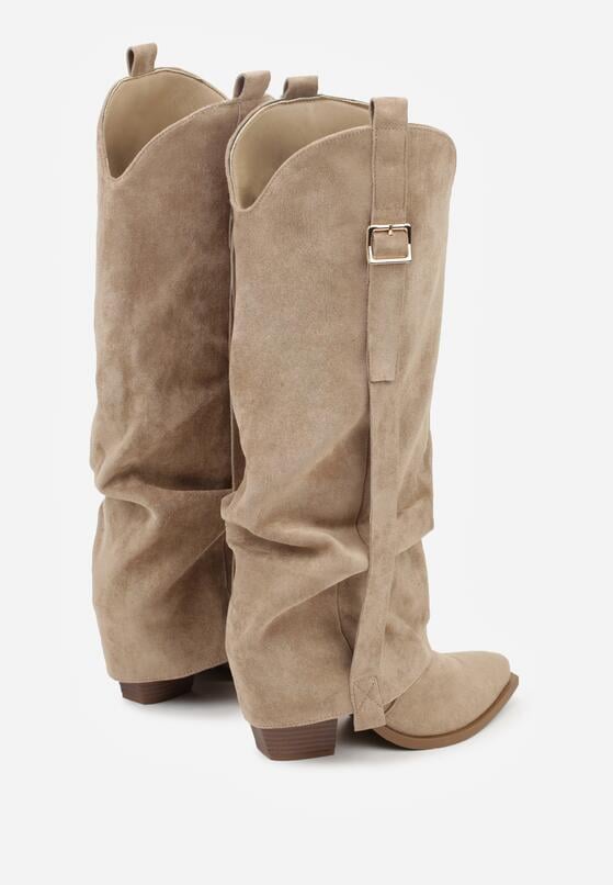 Темно-Бежеві Чоботи 7