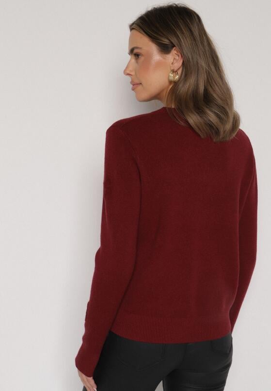 Бордовий Светр 3