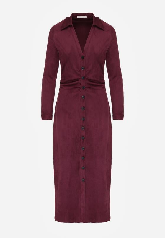 Бордова Сукня 6