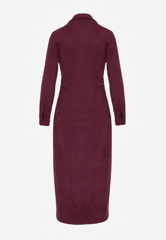 Бордова Сукня 7