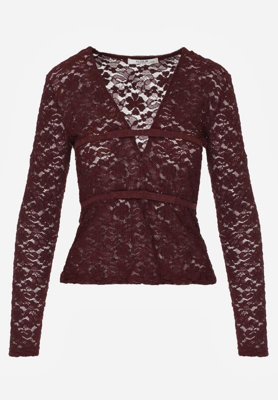 Бордова Блузка 6