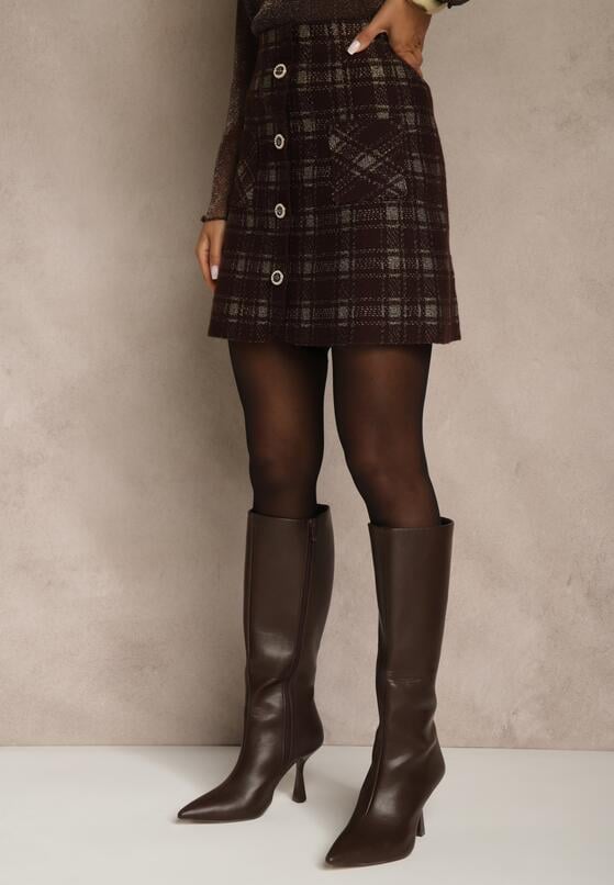 Коричнева Спідниця 4