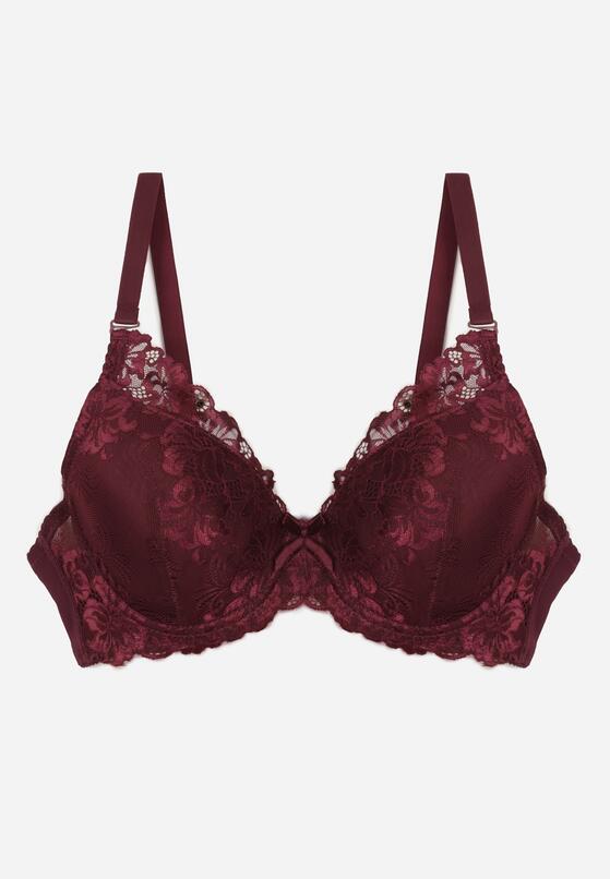 Бордовий Бюстгальтер 1