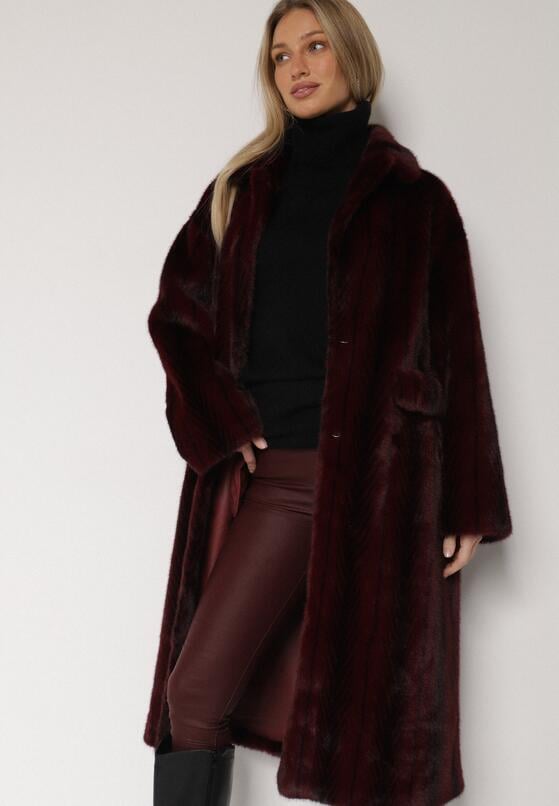 Бордове Пальто 4