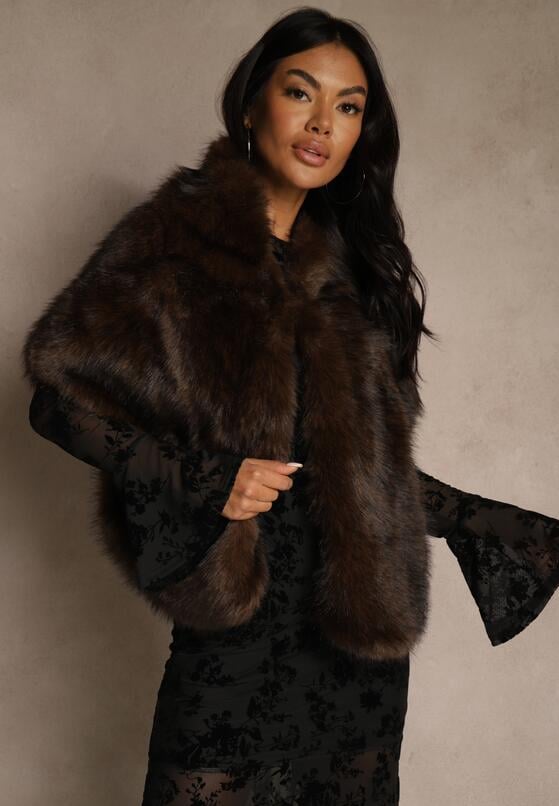 Коричневе Пончо 4