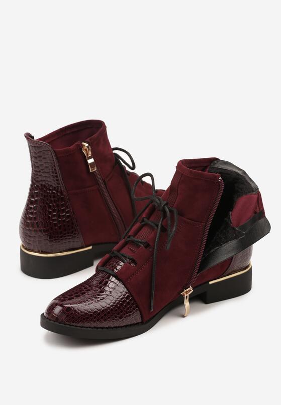 Бордові Черевики 7