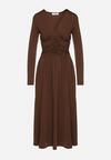 Коричнева Сукня