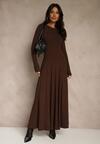 Коричнева Сукня