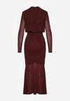 Бордова Сукня