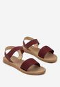 Бордові Сандалі