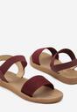 Бордові Сандалі