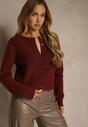 Бордовий Кардиган