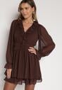 Коричнева Сукня