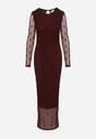 Бордова Сукня