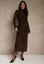 Коричнева Сукня