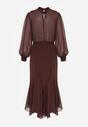 Коричнева Сукня