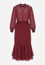 Бордова Сукня