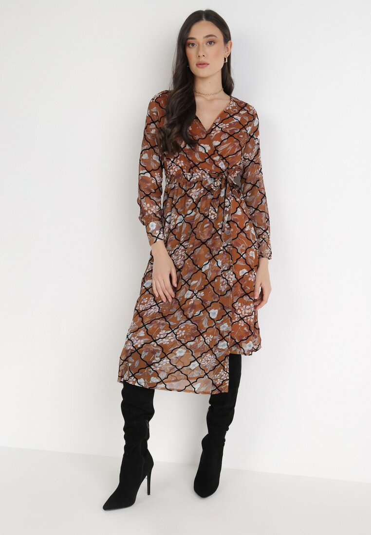 Коричнева Сукня