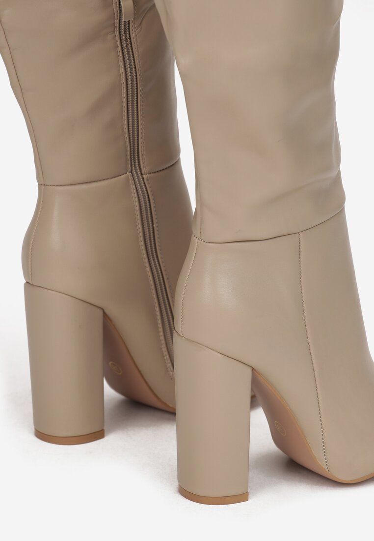 Темно-Бежеві Чоботи