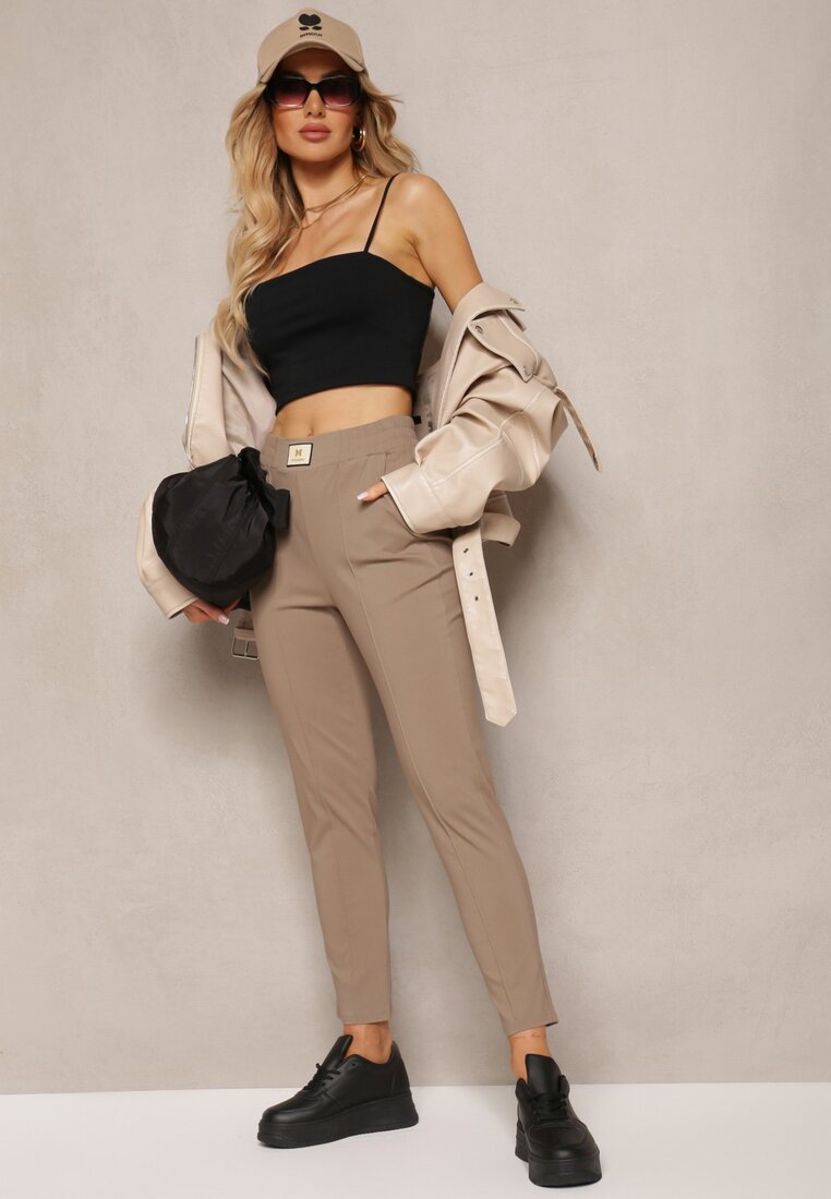 Темно-Бежеві Штани
