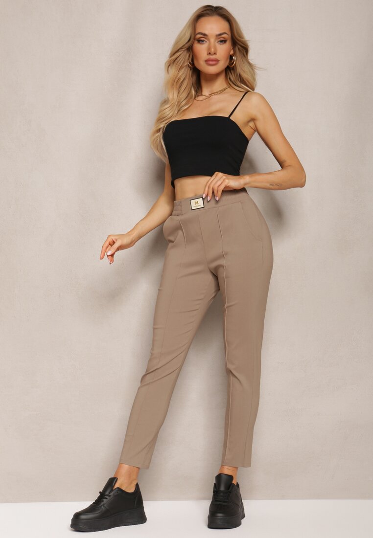 Темно-Бежеві Штани