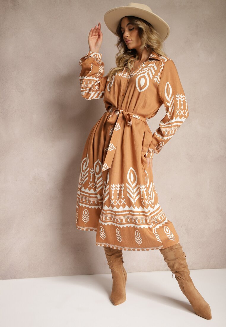 Коричнева Сукня