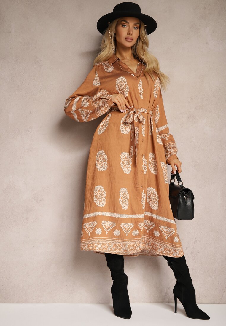 Коричнева Сукня