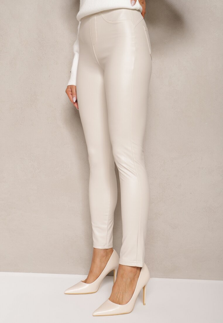 Темно-Бежеві Легінси